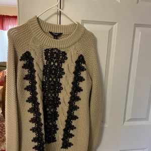 Vera wang heavy sweater